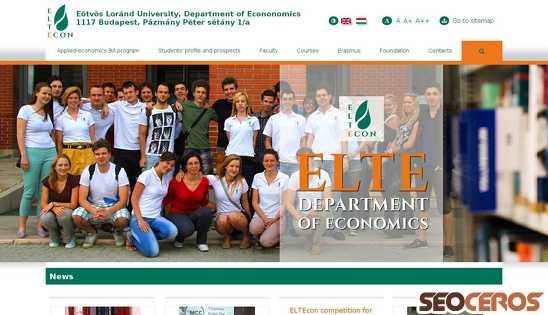 eltecon.hu desktop náhľad obrázku