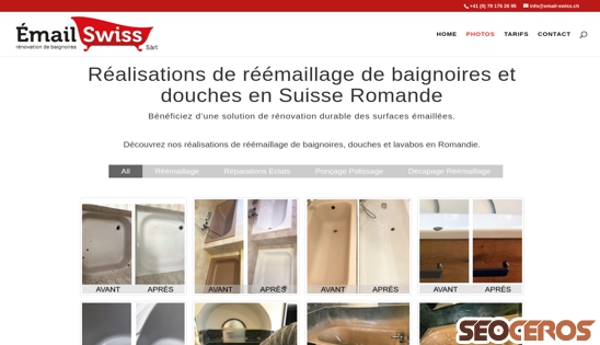 email-swiss.ch/realisations-de-reemaillage-de-baignoires-douches-et-lavabos-en-suisse-romande desktop előnézeti kép