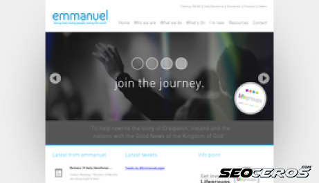 emmanuel-church.co.uk desktop náhled obrázku
