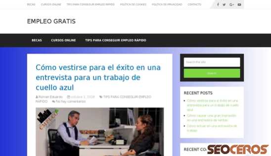 empleogratis.com desktop előnézeti kép