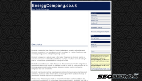 energycompany.co.uk desktop previzualizare