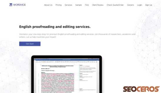 english-editing-service.com desktop vista previa