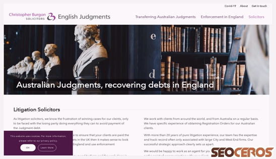 englishjudgments.com.au/solicitors desktop előnézeti kép