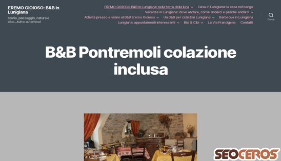 eremogioioso.it/bb-pontremoli-colazione-inclusa desktop förhandsvisning