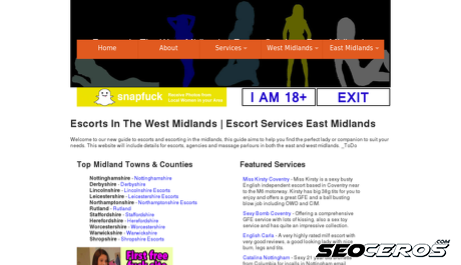 escortsmidlands.co.uk desktop náhled obrázku