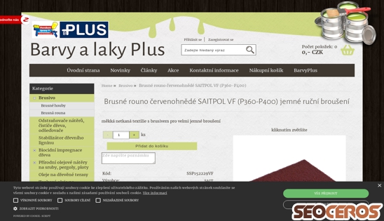 eshop.barvyplus.cz/brusne-rouno-cervenohnede-saitpol-vf-p360-p400-jemne-rucni-brouseni desktop anteprima