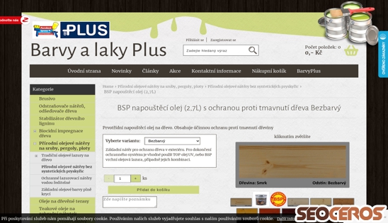 eshop.barvyplus.cz/bsp-napousteci-olej-2-7l-s-ochranou-proti-tmavnuti-dreva desktop vista previa