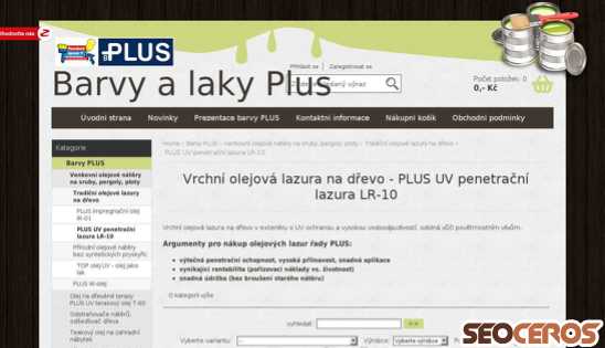 eshop.barvyplus.cz/cz-kategorie_628146-0-plus-uv-penetracni-lazura-lr-10-vrchni-olejova-lazura-na-drevo.html desktop előnézeti kép
