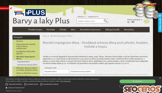 eshop.barvyplus.cz/kategorie/biocidni-impregnace-dreva-hloubkova-ochrana-dreva-proti-plisnim-houbam-hnilobe-a-hmyzu desktop förhandsvisning