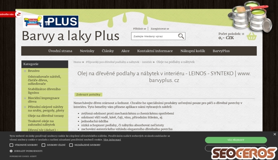 eshop.barvyplus.cz/kategorie/olej-na-drevene-podlahy-a-nabytek-v-interieru-leinos-synteko-www-barvyplus-cz desktop Vista previa