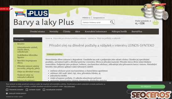 eshop.barvyplus.cz/kategorie/prirodni-olej-na-drevene-podlahy-a-nabytek-v-interieru-leinos-synteko desktop vista previa