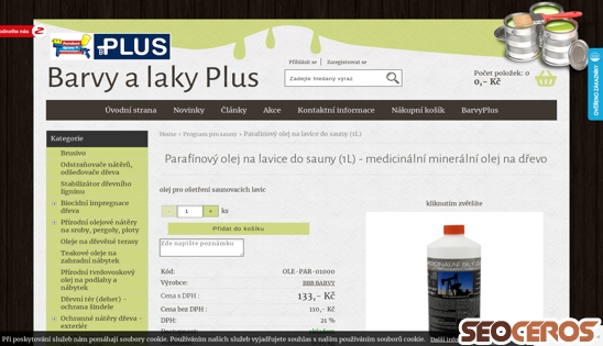 eshop.barvyplus.cz/parafinovy-olej-na-lavice-do-sauny-1l-medicinalni-prirodni-olej-pro-ochranu-dreva desktop 미리보기