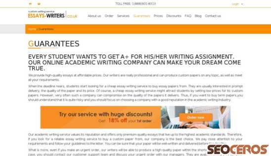 essays-writers.co.uk/guarantees.html desktop Vista previa
