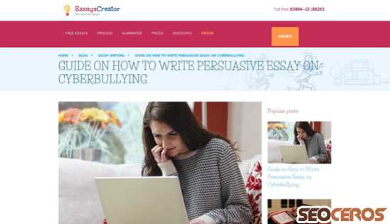 essayscreator.com/blog/how-to-write-persuasive-essays-on-cyberbullying desktop प्रीव्यू 