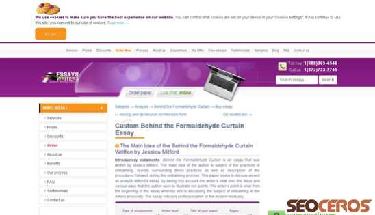 essayswriters.com/essays/Analysis/behind-the-formaldehyde-curtain.html desktop anteprima