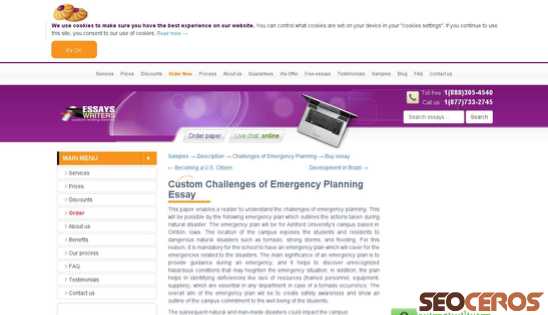 essayswriters.com/essays/Description/challenges-of-emergency-planning.html desktop obraz podglądowy