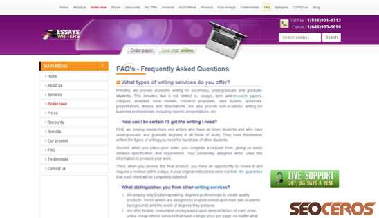 essayswriters.com/faq.html desktop preview