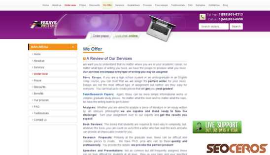 essayswriters.com/we-offer.html desktop प्रीव्यू 