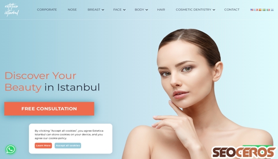 estetica.istanbul desktop előnézeti kép