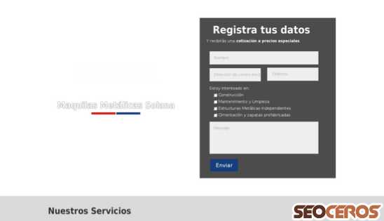 estructurasmetalicasindustriales.com desktop náhľad obrázku