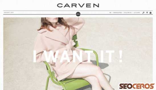 carven.com desktop előnézeti kép