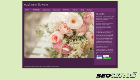euphoricflowers.co.uk desktop előnézeti kép