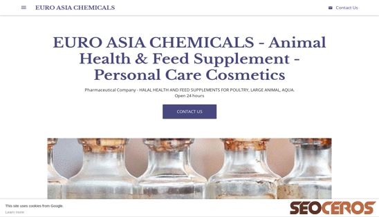 euro-asia-chemicals.business.site desktop preview