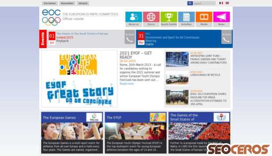 eurolympic.org desktop obraz podglądowy