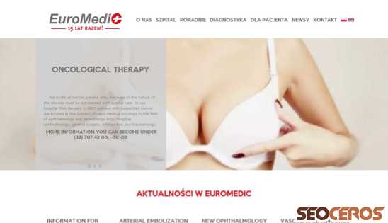 euromedic.com.pl desktop előnézeti kép