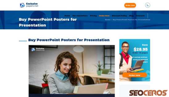 exclusivepapers.net/buy-powerpoint-poster-for-presentation.php desktop előnézeti kép