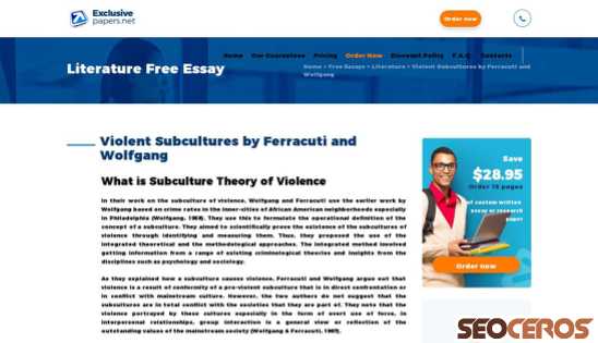 exclusivepapers.net/essays/literature/violent-subcultures-by-ferracuti-and-wolfgang.php desktop previzualizare