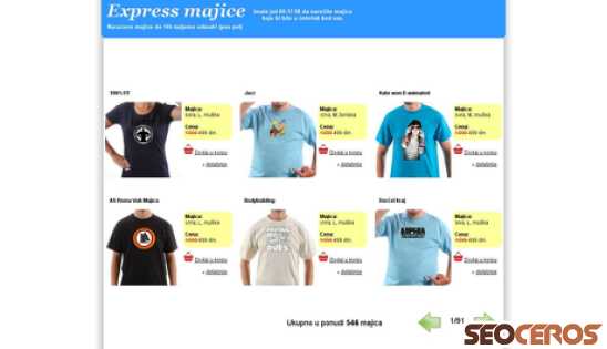 expressmajice.com desktop náhľad obrázku