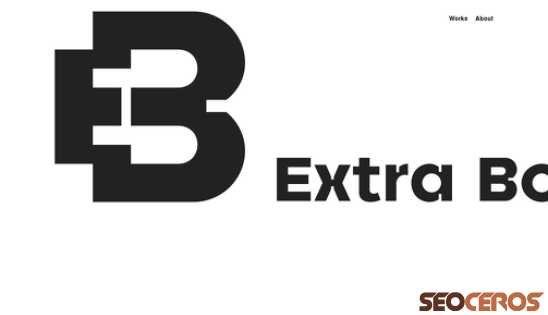 extra-bold.be desktop preview