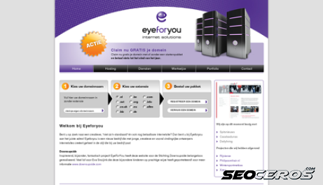 eyeforyou.co.uk desktop náhled obrázku