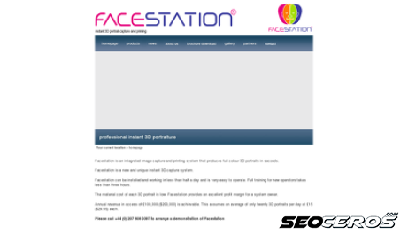 facestation.co.uk desktop Vorschau