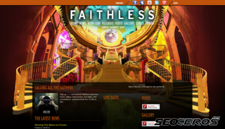 faithless.co.uk desktop Vorschau