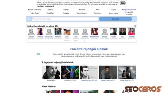 fan-site.hu desktop előnézeti kép