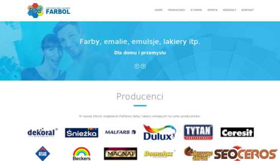 farbol.pl desktop förhandsvisning