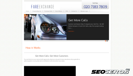 fareexchange.co.uk desktop Vista previa