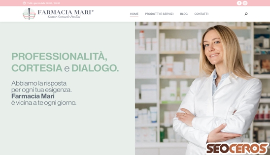 farmaciamari.it desktop anteprima