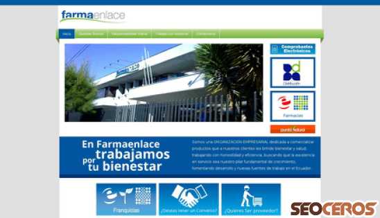 farmaenlace.com desktop náhled obrázku