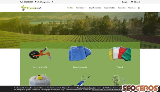 farmprofi.hu desktop obraz podglądowy