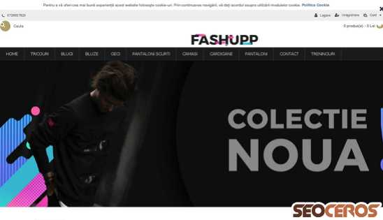 fashupp.ro desktop náhled obrázku