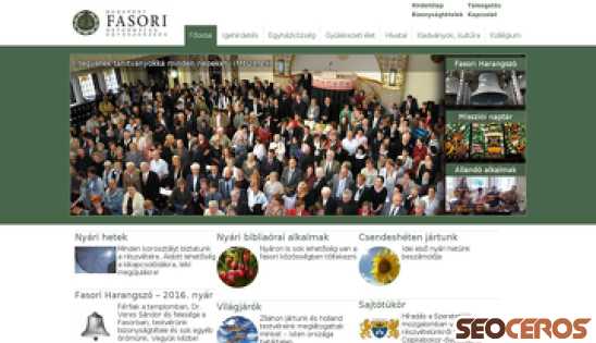 fasor.hu desktop náhľad obrázku