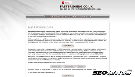 fastbridging.co.uk desktop Vista previa