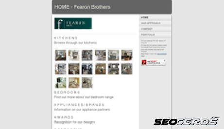fearonbros.co.uk desktop előnézeti kép