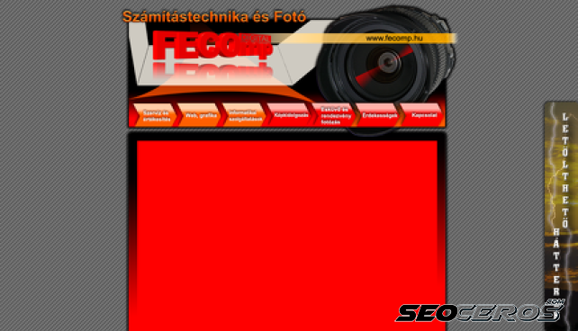 fecomp.hu desktop náhľad obrázku