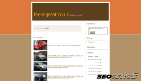feelingreat.co.uk desktop vista previa