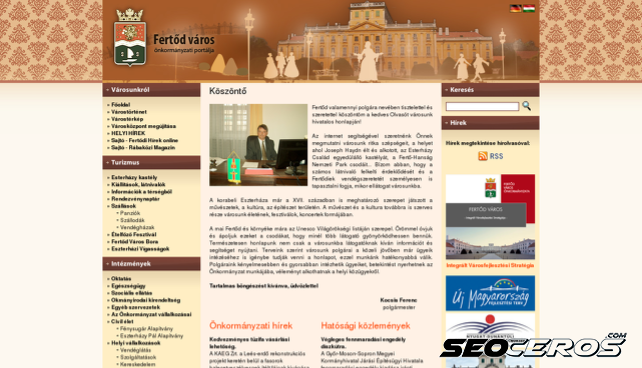fertod.hu desktop náhled obrázku