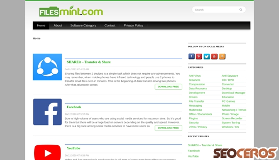 filesmint.com desktop vista previa